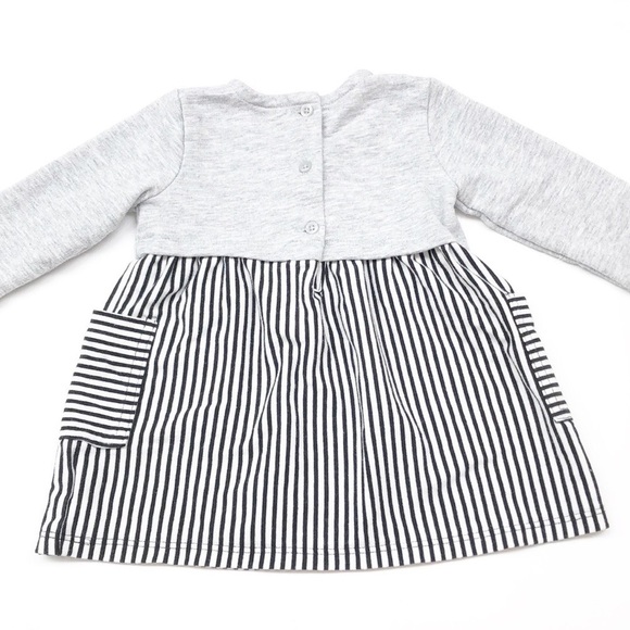 Healthtex heart striped color block dress - Picture 2 of 4